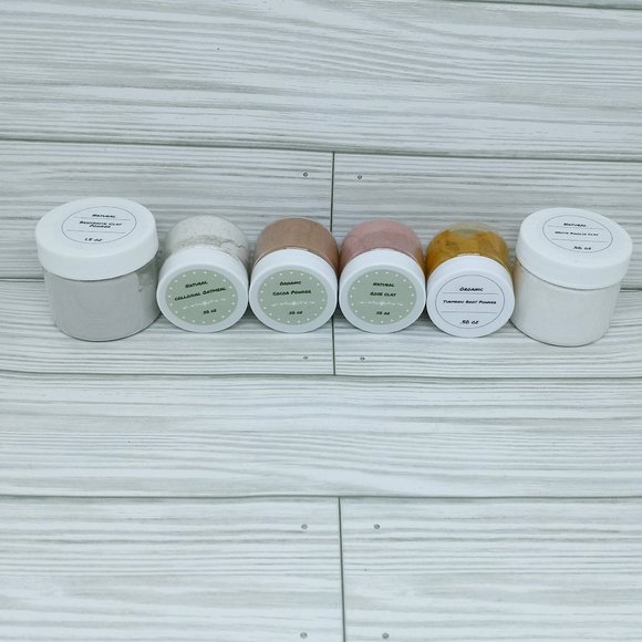 7x Organic+ Natural Clays and Powders For Soap Making + Candles + Infusions - Picture 2 of 7